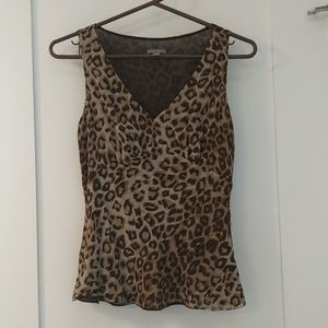 Ann Taylor Leopard Print Top, 4P